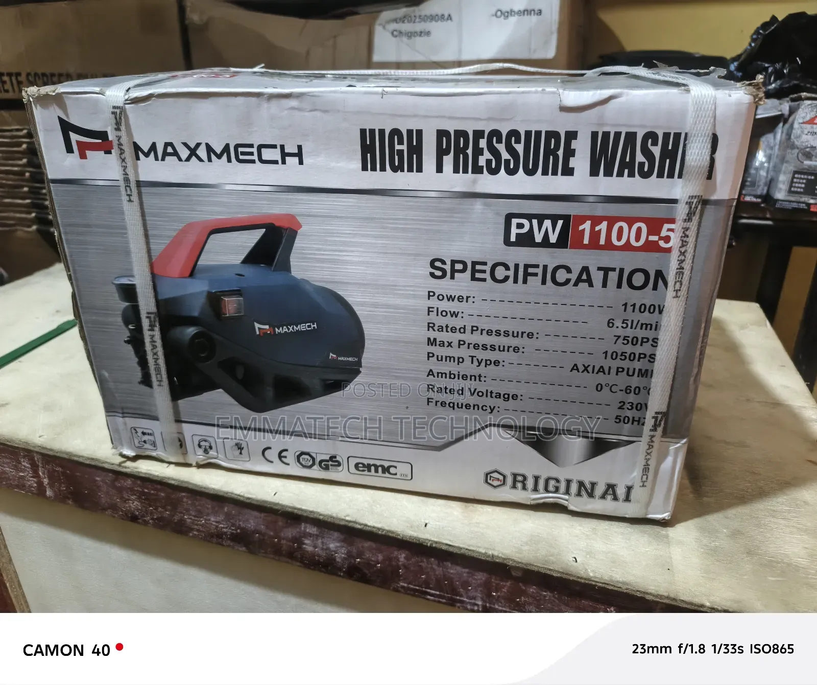 Maxmech High Pressure Washer