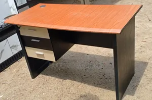 Unique Office Table With 3 Drawers and Central Lock