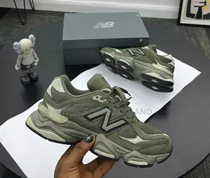 High Quality New Balance 9060 Olive Green Luxury Unisex Sneakers