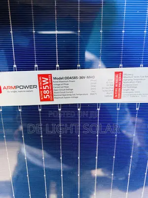 Arm Power Solar Panel 585w