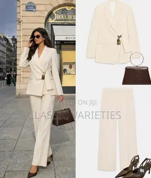 Zara Gold Design Pant Set Size