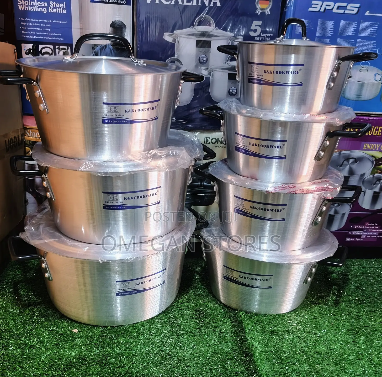 7pcs Heavy Duty Aluminium Cookware