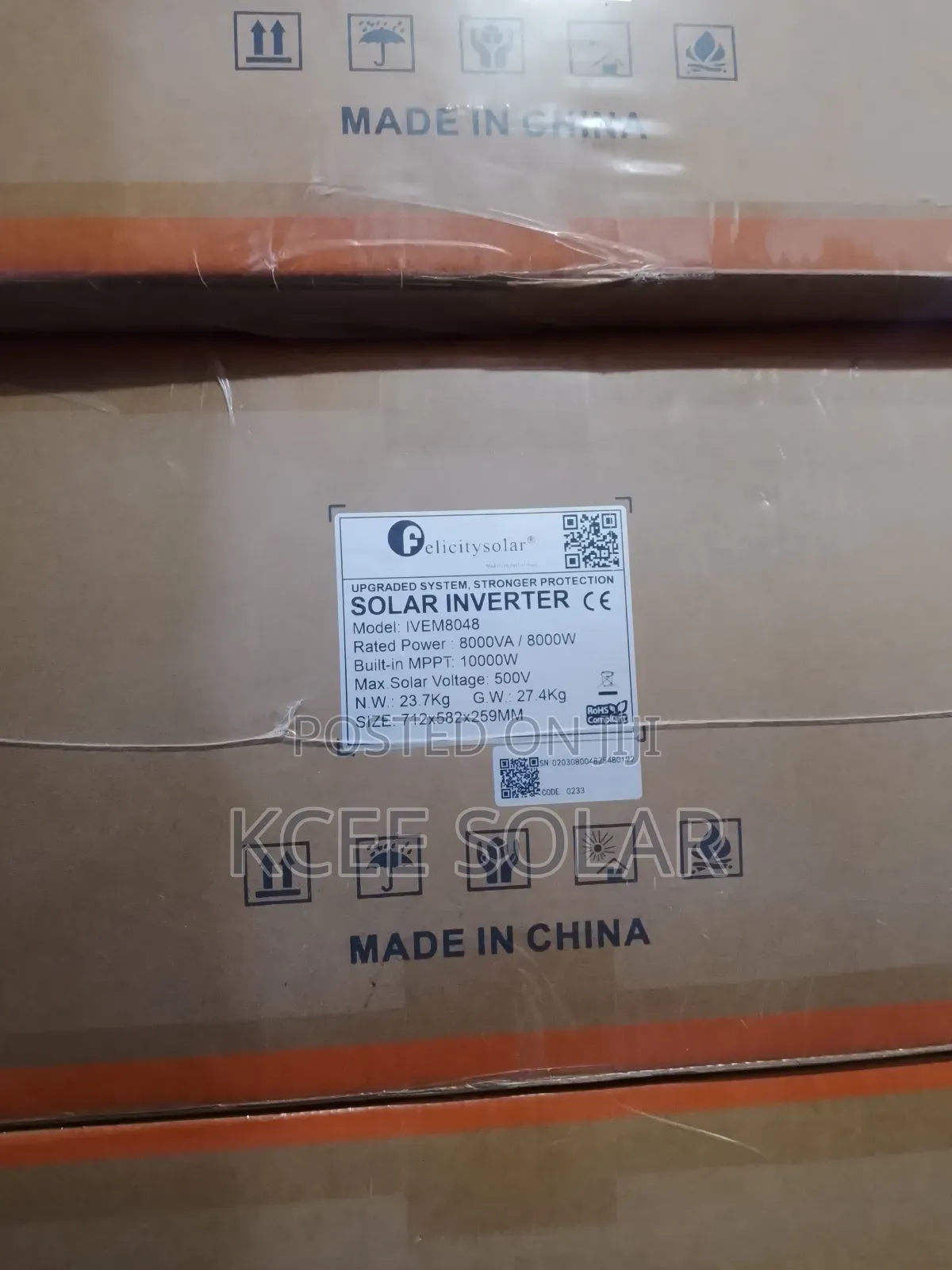 8kva Felicity Inverter Hybrid 48v - KCEE SOLAR Price: ₦ 800,000 on Jiji ...