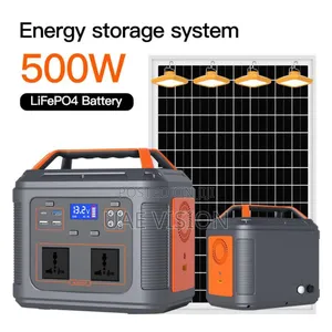 Solar Energy Storage System 500watts Fan Laptop Tv Bob