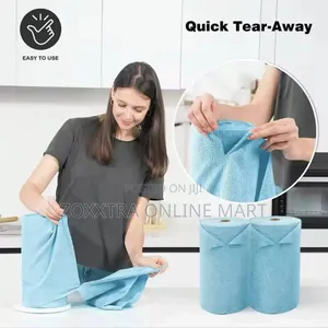 20pcs Reusable Microfiber Tear-Towel Roll