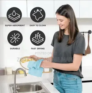 20pcs Reusable Microfiber Tear-Towel Roll