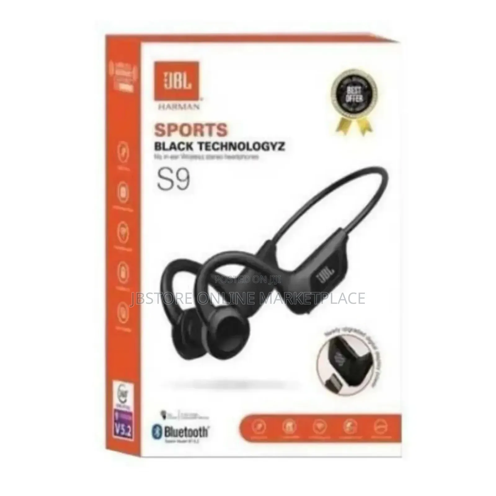 Jbl S9 Bone Conduction Wireless Bluetooth Headset
