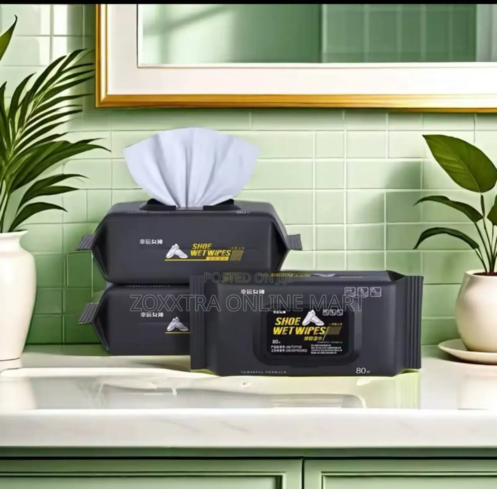 Instant Shoe Shine Wipes