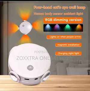 4-Head Cat Eye Smart Sensor Light