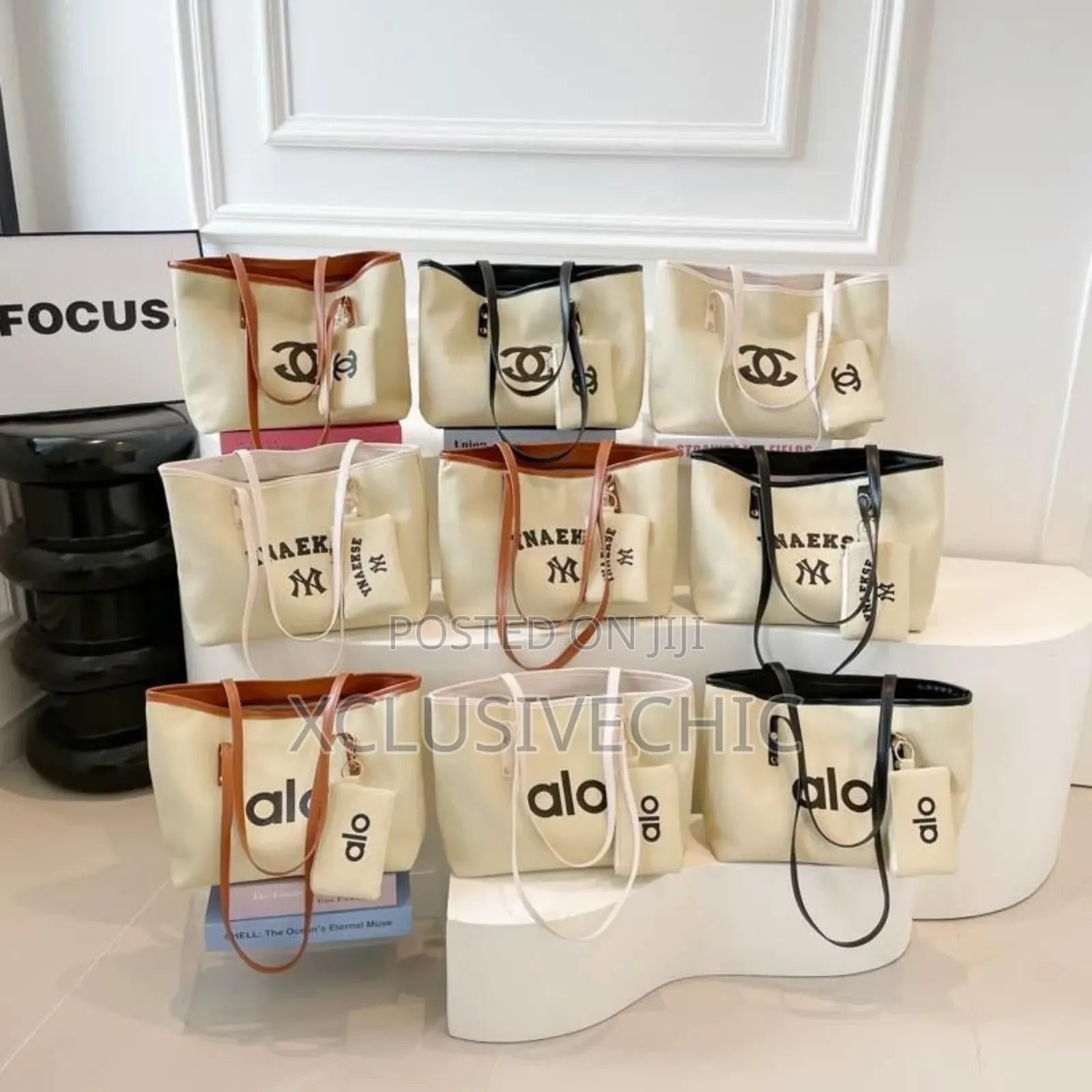 Mixed Design Tote Bag