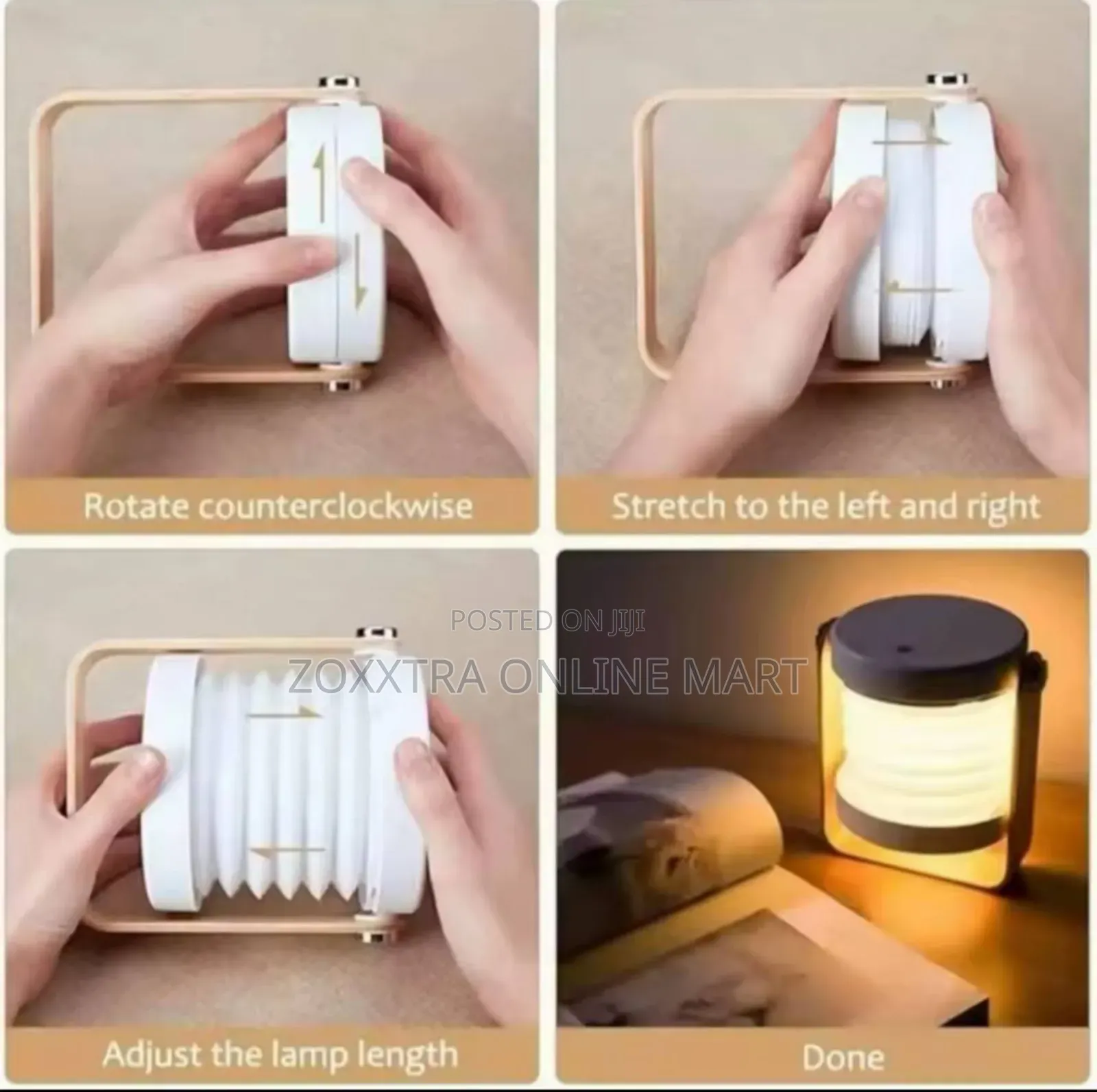 All-in-One Portable Lantern Desk Lamp