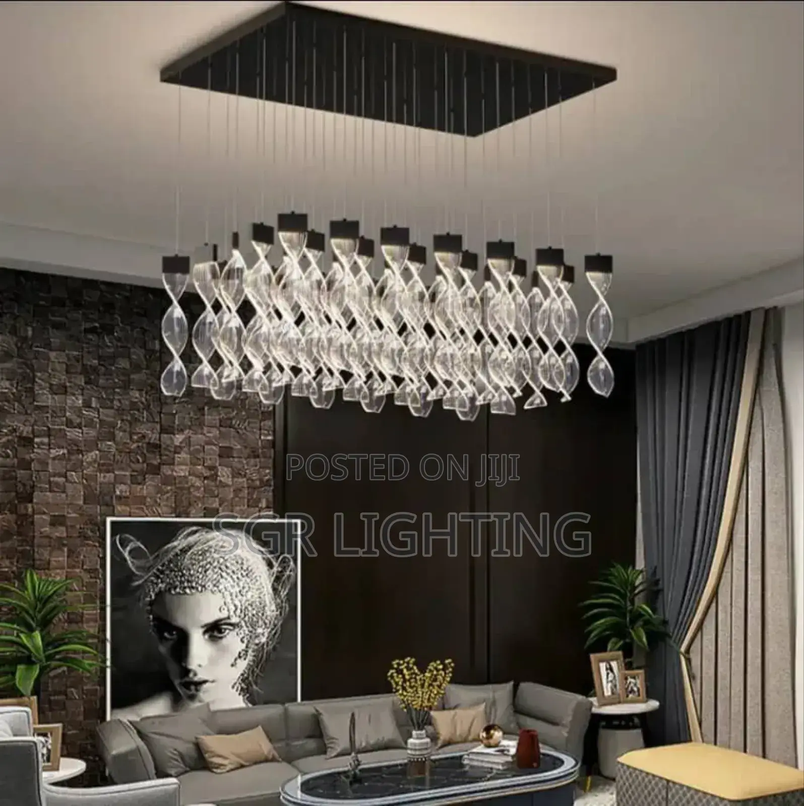 Luxury Crystal Ceiling Fitting Chandelier Light