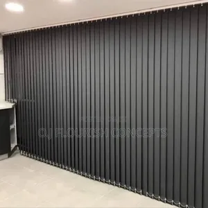 Beautiful Black Vertical Window Blind