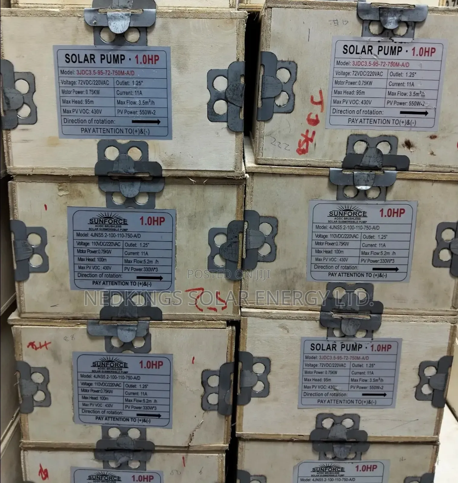 1hp Ac/Dc Submersible Pump