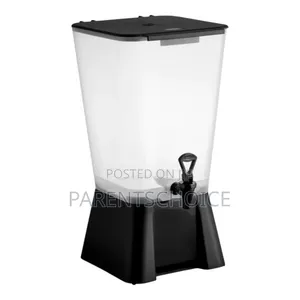 5 Gallon Black Beverage / Juice Dispenser - 19l