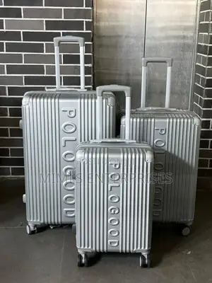 Set of 3 Rubber Luggage