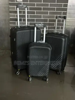 Set of 3 Rubber Luggage