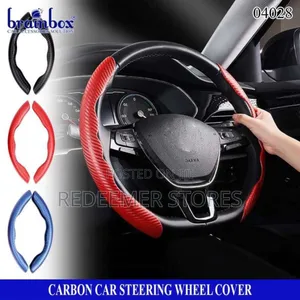 Universal Carbon Car Steering Wheel Cover (2 in 1)