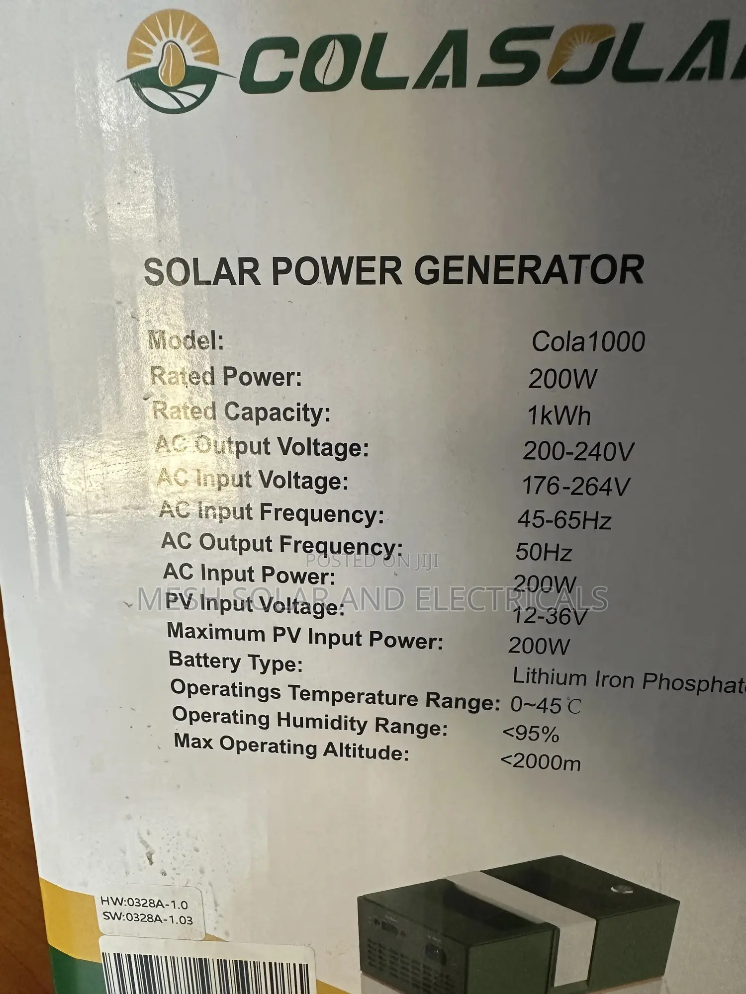 1000w Solar Power Generator
