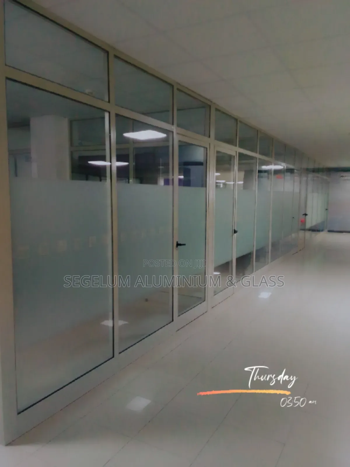 Aluminum and Glass Construction