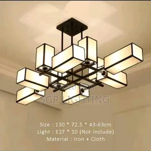By 10 Hand Chinese Golden Hardware Living Room Led Light