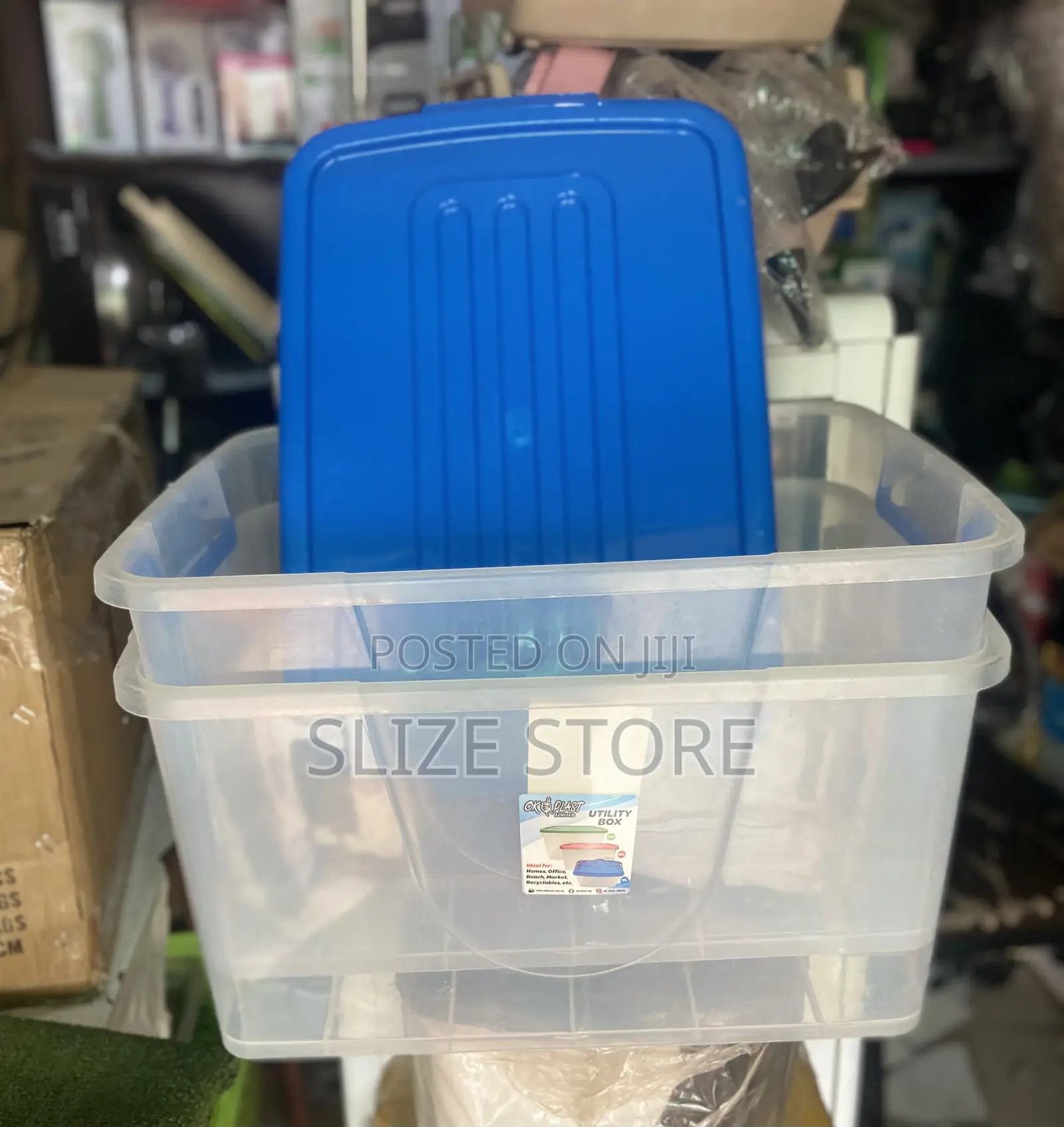 Ok Plast Utility Box/ Grains Storage Containers- 32l