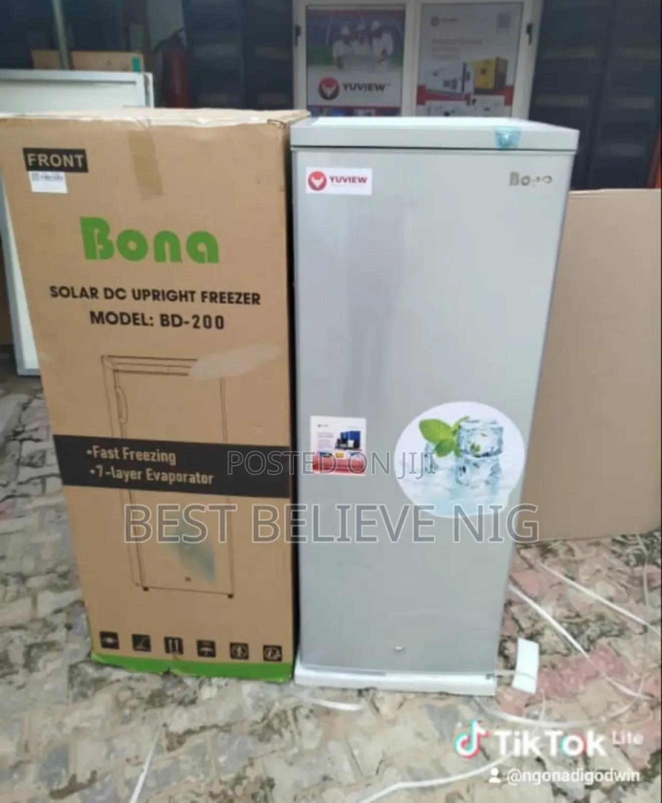 Bona Solar Upright Freezer