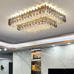 800mm Golden Crystal Chandelier