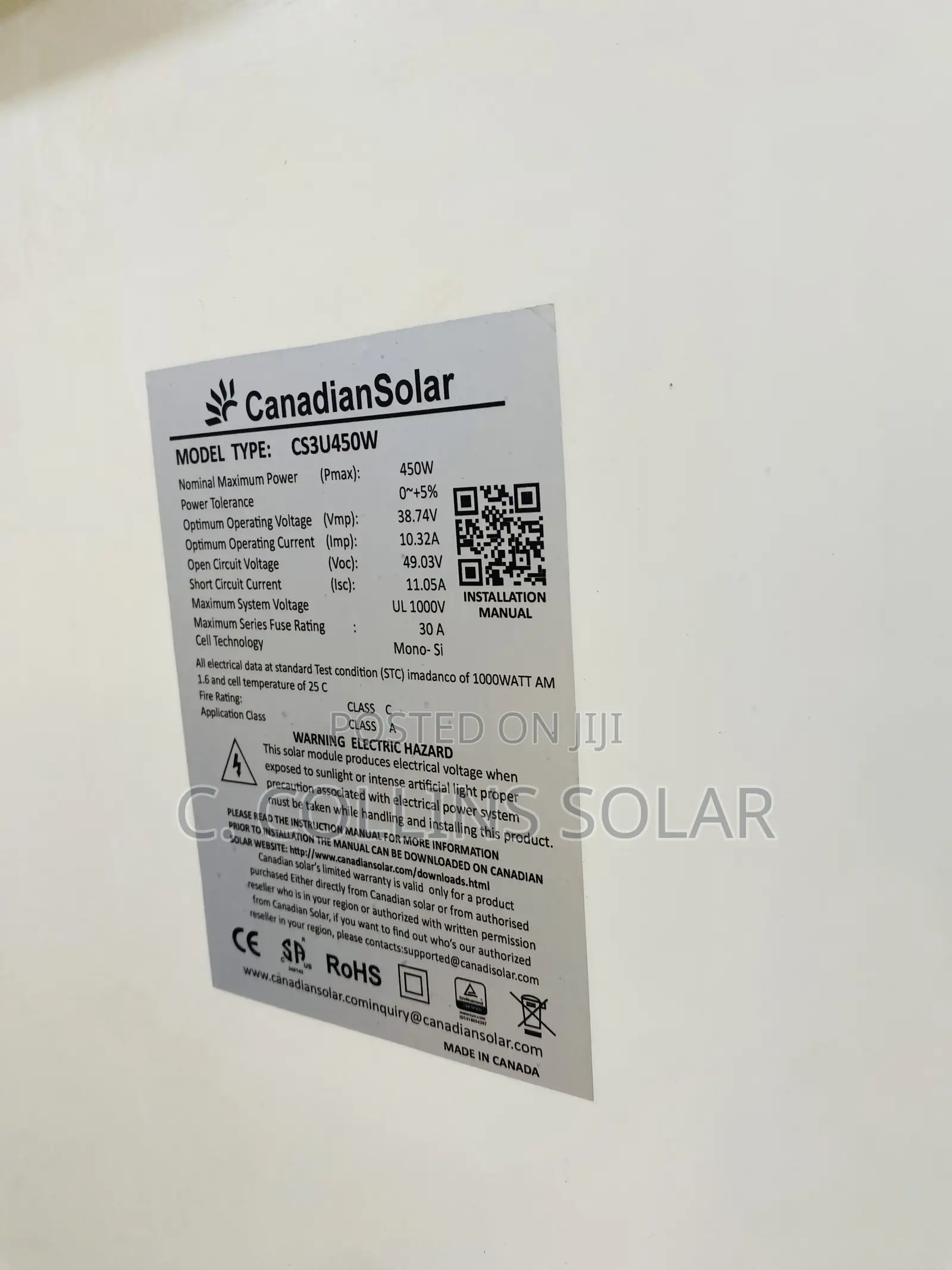 Canadian Solar Panel