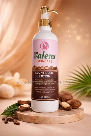 Glow in the Dark Ebony Lotion
