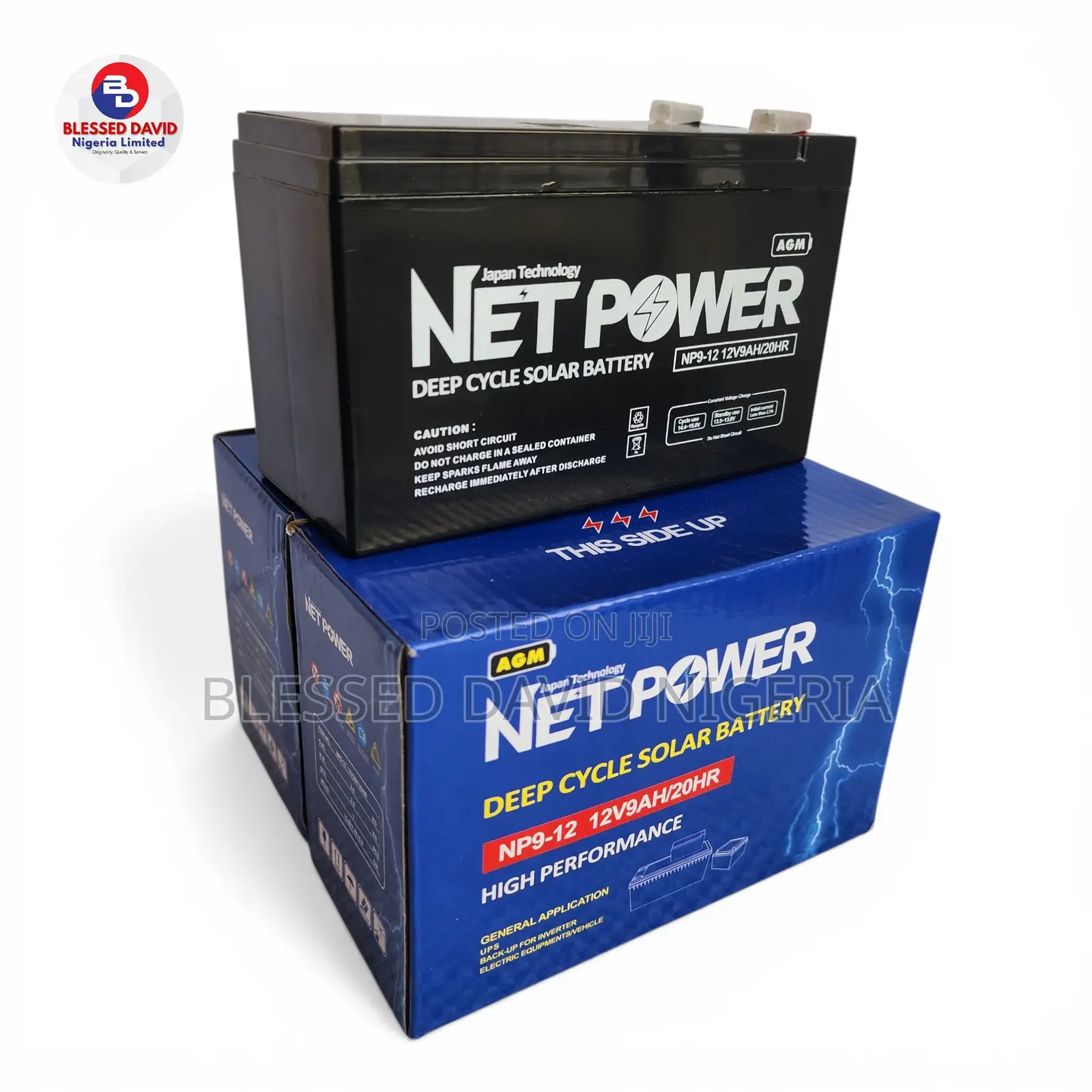 Net Power Deep Cycle 12v 9ah Replacement Battery