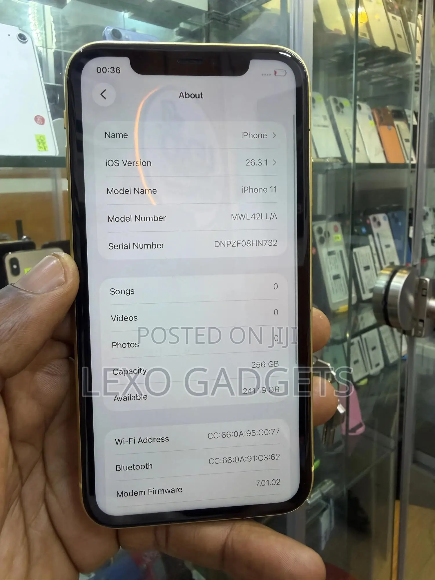 Apple iPhone 11 256 GB Yellow