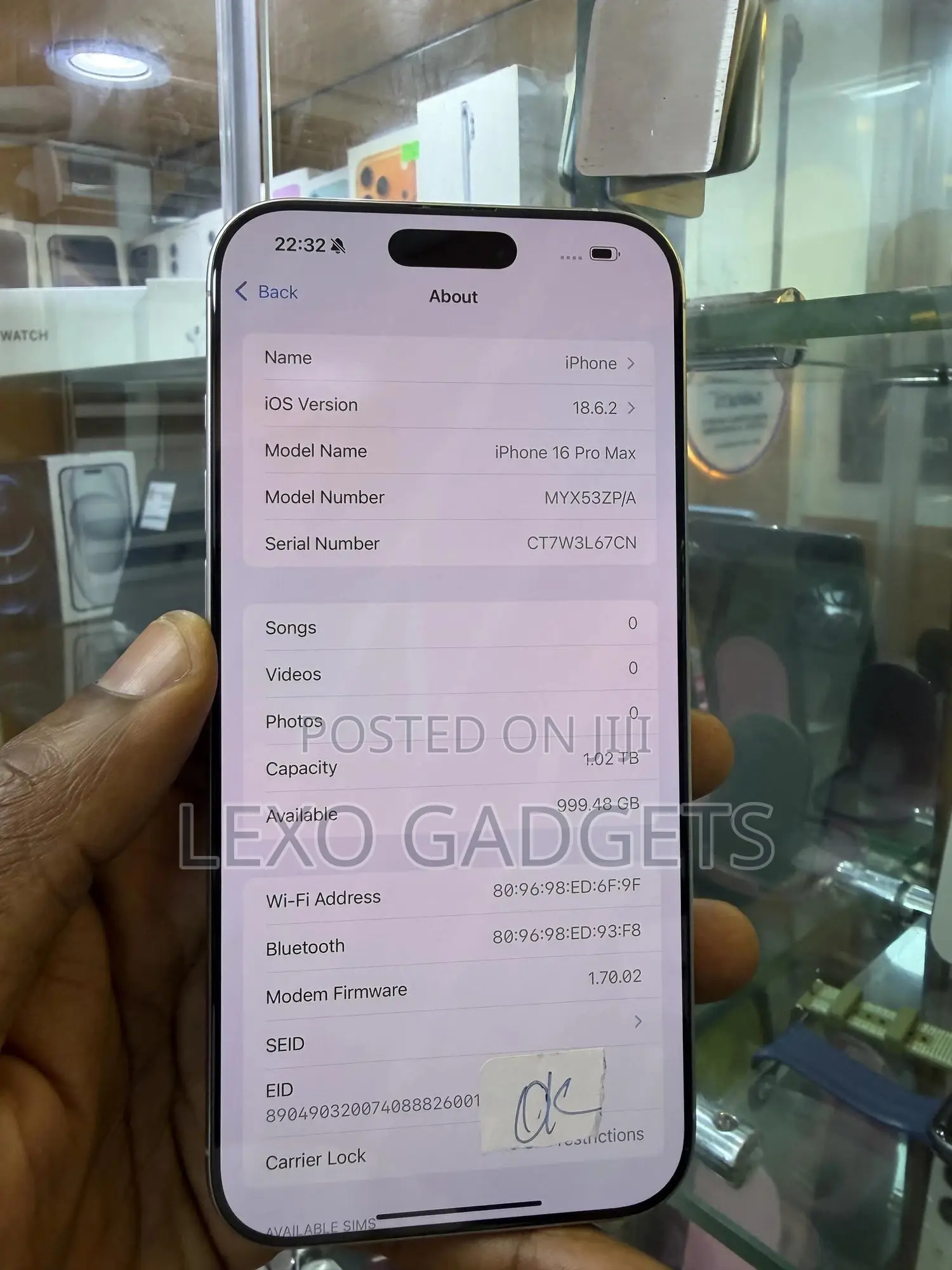 Apple iPhone 16 Pro Max 1 TB White