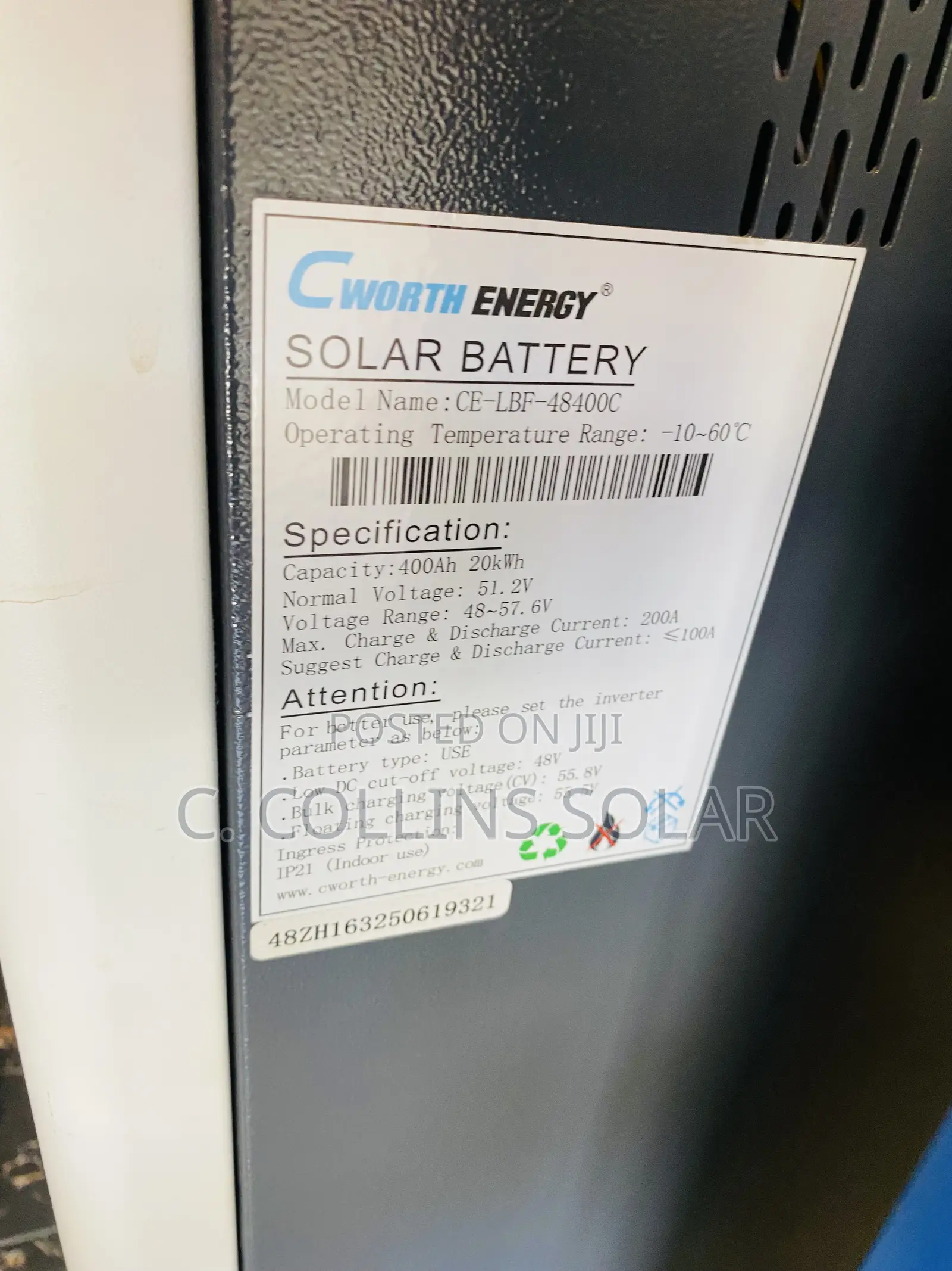 Cworth Lithium Ion Battery