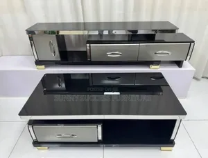Adjustable Tv Console With Center Table