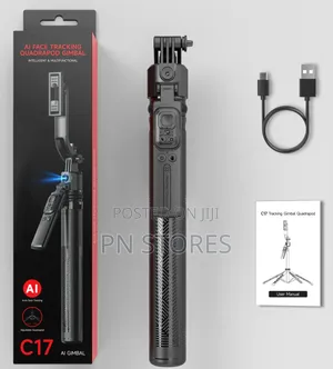 C17 Ai Face-Tracking Quadrapod Gimbal
 Tripod