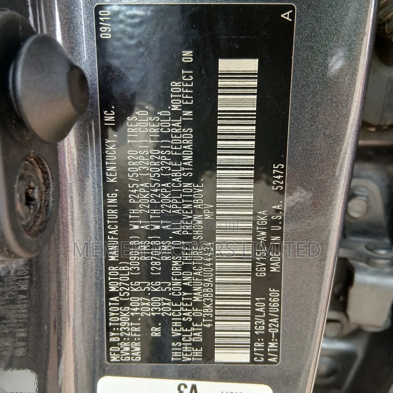 Toyota Venza 2011 Gray