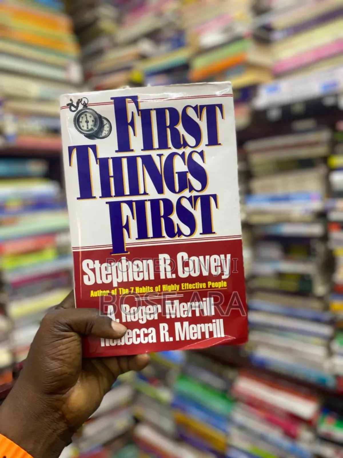 First Things First by Stephen R Covey
