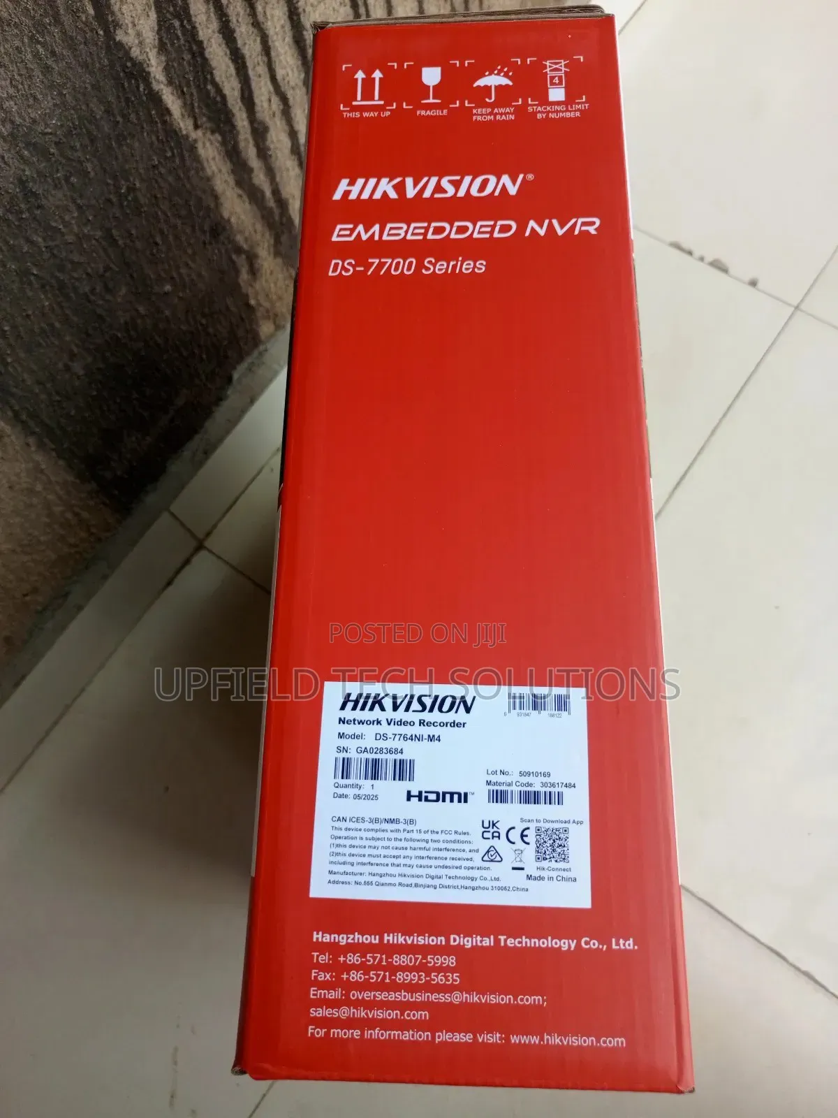 64ch Acusense NVR (4 Sata)
