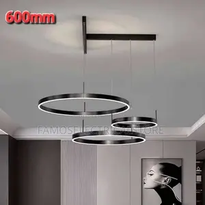 Sleek Modern Black Led Pendant Light