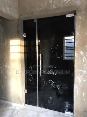 Luxury Grey Tempered Glass Ante Room Door – Modern, Sleek Durable