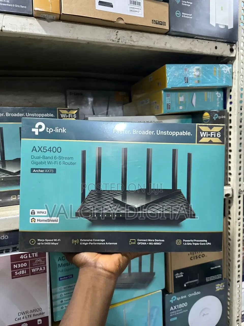 Tp-link Ax5400 Dual Band 6-stream Gigbit Wi-fi 6-router