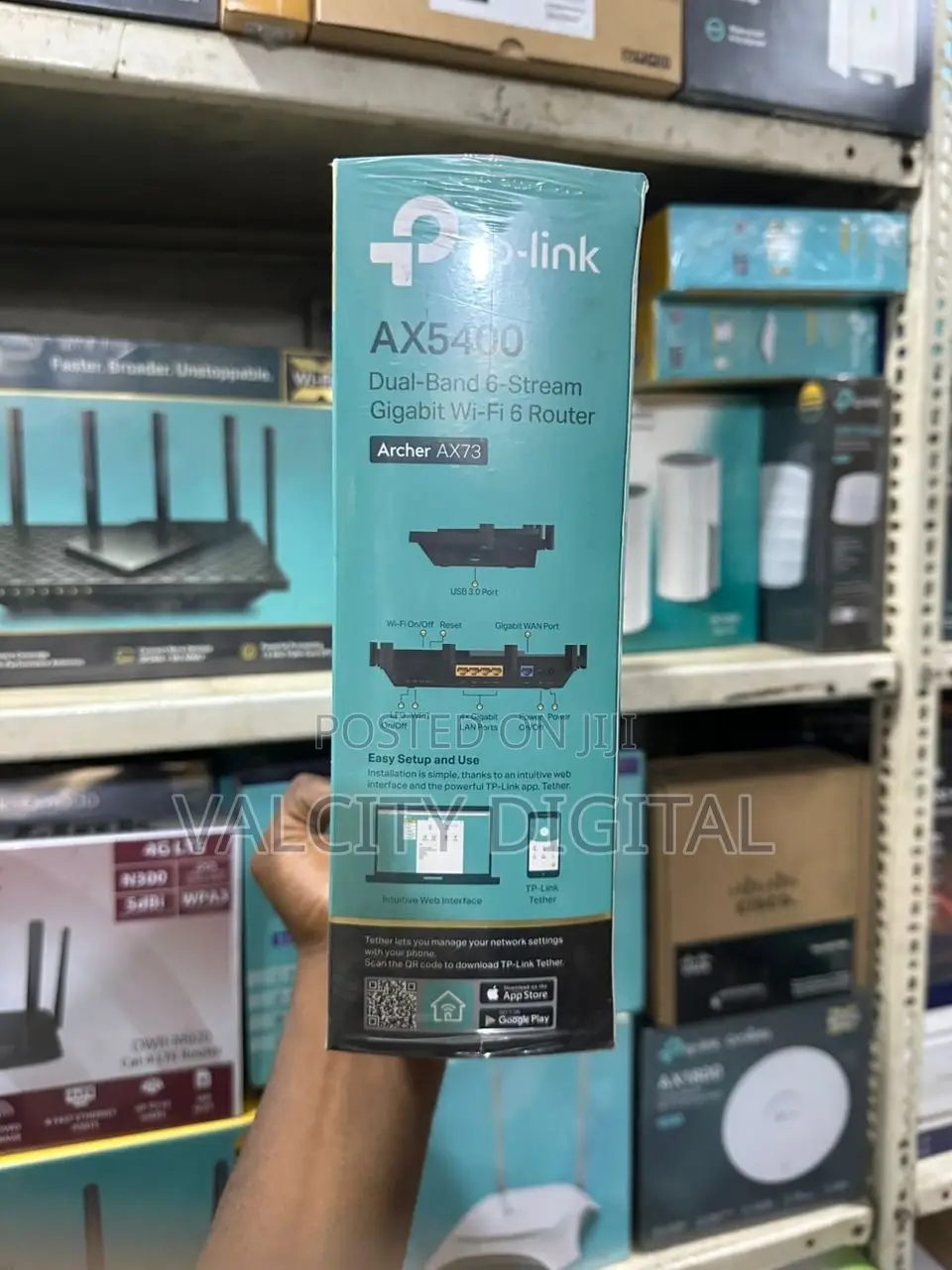 Tp-link Ax5400 Dual Band 6-stream Gigbit Wi-fi 6-router