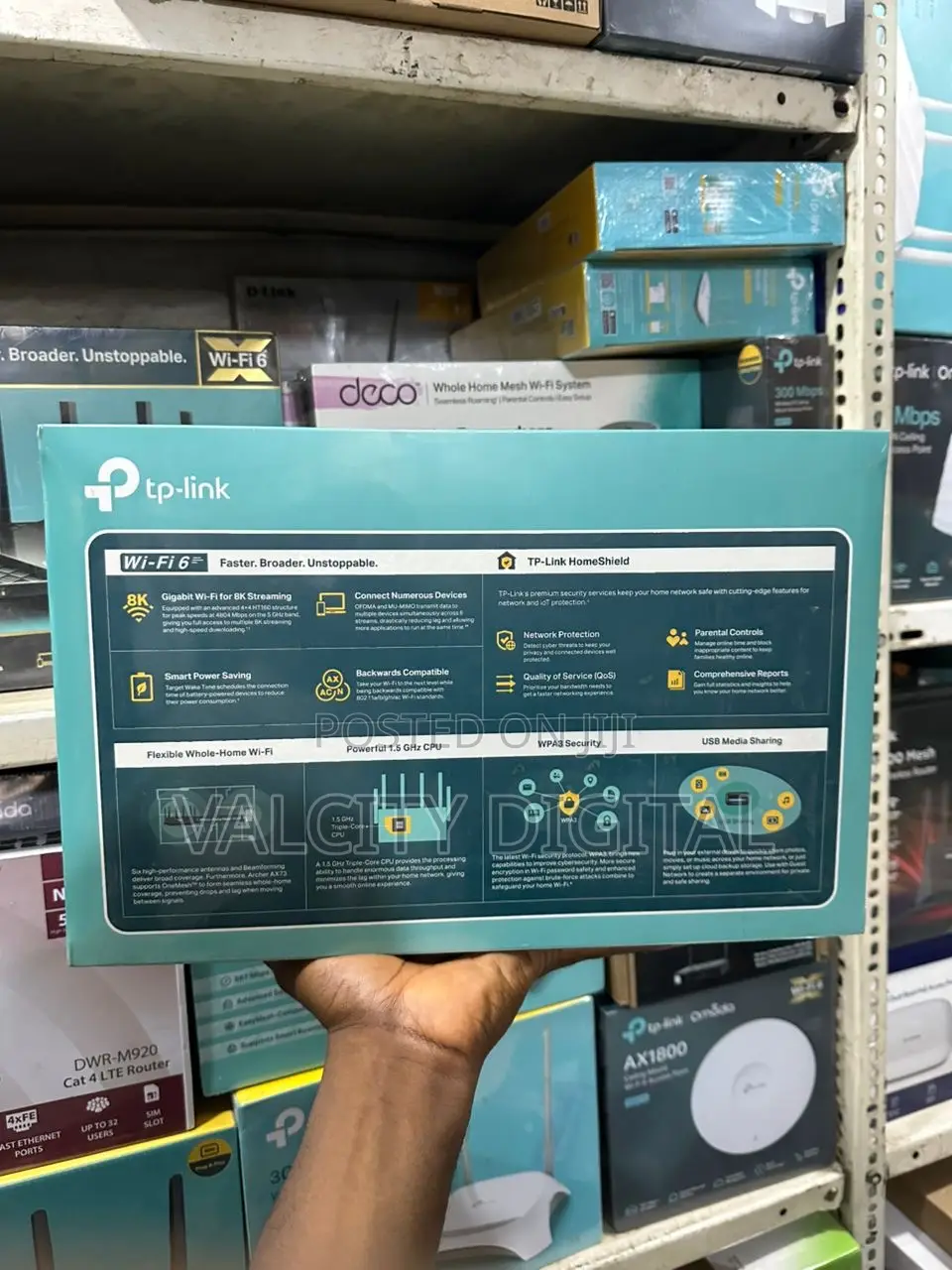 Tp-link Ax5400 Dual Band 6-stream Gigbit Wi-fi 6-router