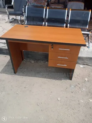 Compact 1.2m Office Desk With 3 Locking Drawers