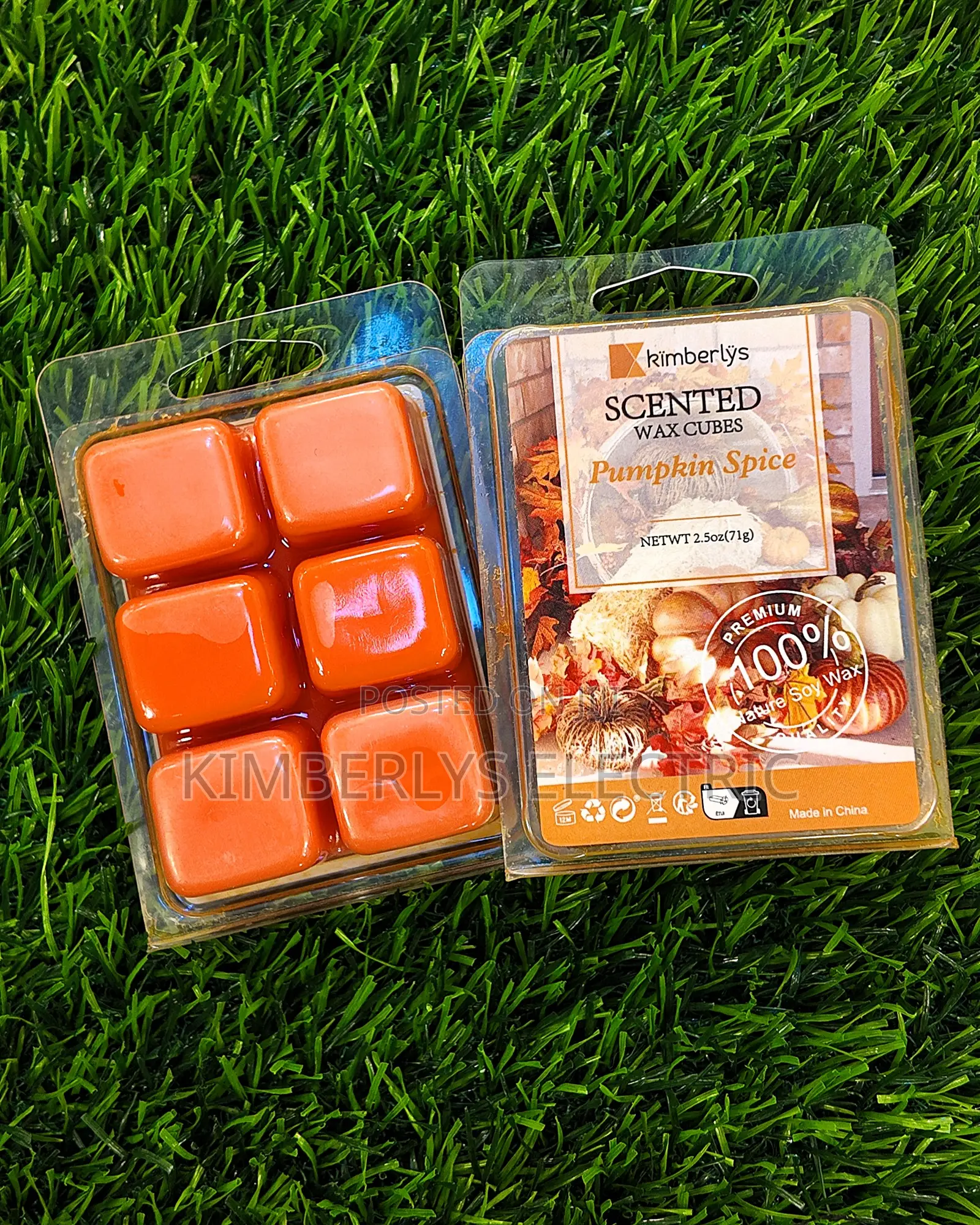 Kimberlys Pumpkin Scented Wax Cubes