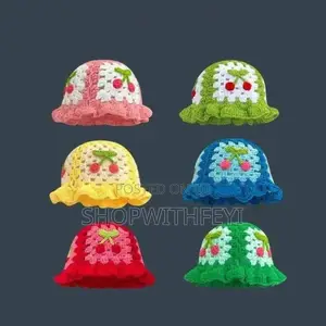 Crochet Cherry Hat