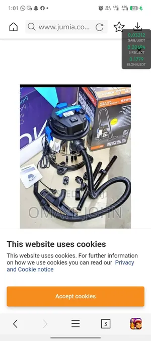 Vacuum Cleaner and Drill for Rent