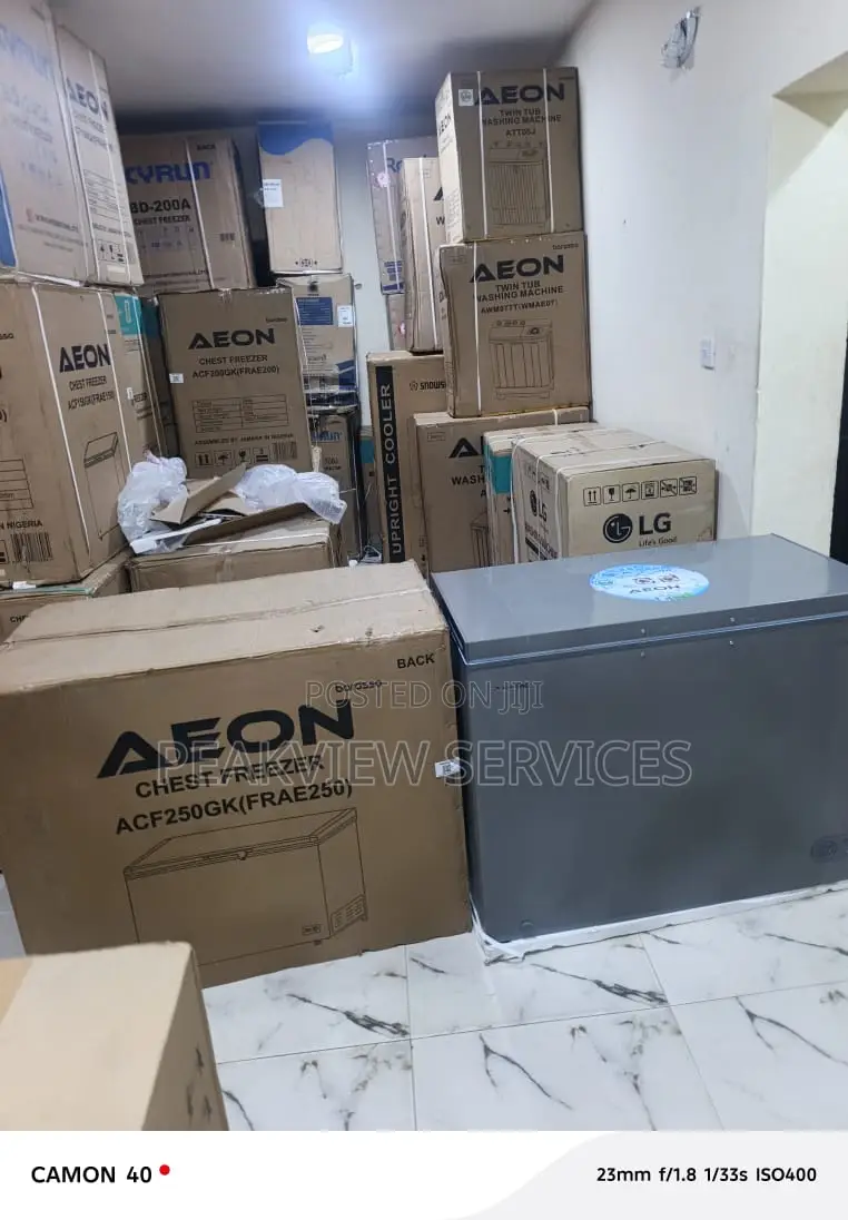Aeon 250l Chest Freezer Acf250gk Frae250 Utility System