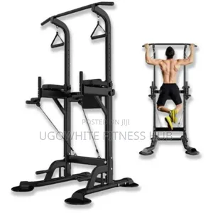 Leasbar Power Tower Dip Bar Station Pull Up Bar Stand